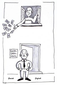 Geld zum fenster