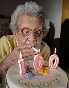 Oma,geburtstag,rauchen