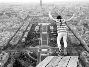 girl, leap, height, abyss, fall, leap, leap, leap, leap, leap